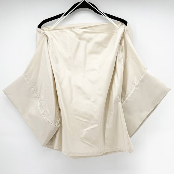 KALLMEYER Norene Top in Silk Taffeta in Ivory NWT M - Picture 2 of 7